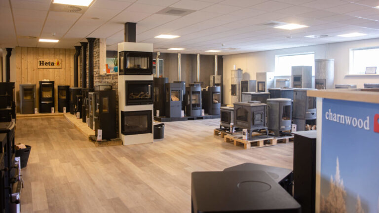 Kachels en haarden in het Experience Center